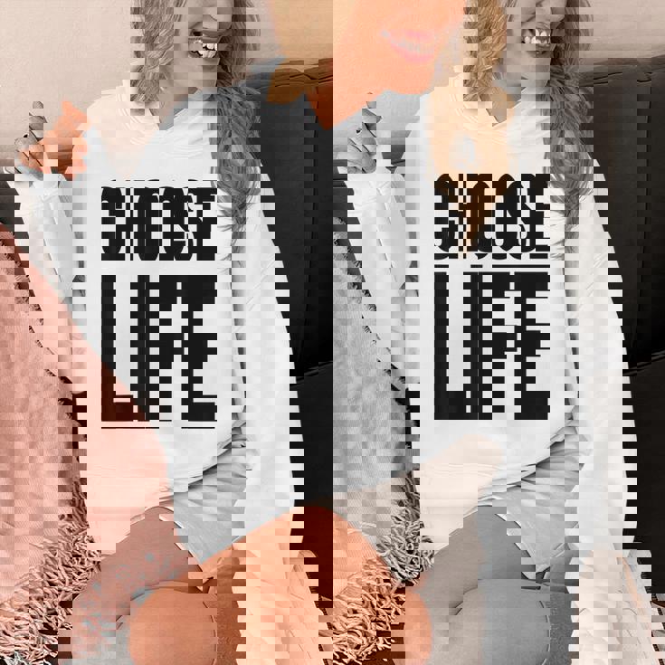 Choose Life 前面と背面の両面デザイン パーカー