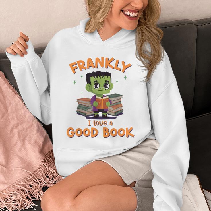 Cute Halloween Teacher Librarian Frankenstein Reading Books Unisex Hoodie, funny design Cute Halloween Teacher Librarian Frankenstein Reading Books Unisex Hoodie, funny design