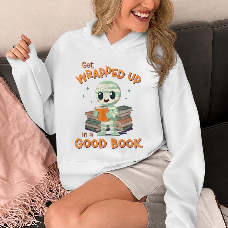 Cute Halloween Teacher Librarian Mummy Reading Books Unisex Hoodie, funny design Cute Halloween Teacher Librarian Mummy Reading Books Unisex Hoodie, funny design