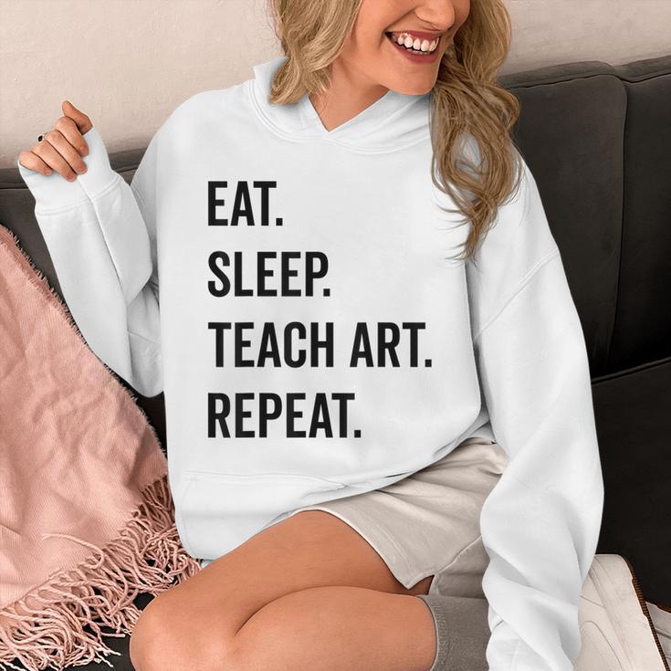 Eat Sleep Teach Art Repeat Teaching Art Teacher Unisex Hoodie, funny design Eat Sleep Teach Art Repeat Teaching Art Teacher Unisex Hoodie, funny design