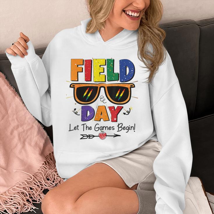 Field Day 2025 Let The Games Begin Kids Boys Girls Teachers Unisex Hoodie, funny design Field Day 2025 Let The Games Begin Kids Boys Girls Teachers Unisex Hoodie, funny design