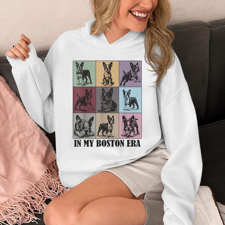 Funny Boston Terrier Quote In My Boston Terrier Era Cool Dog Men Women Unisex Hoodie, funny design