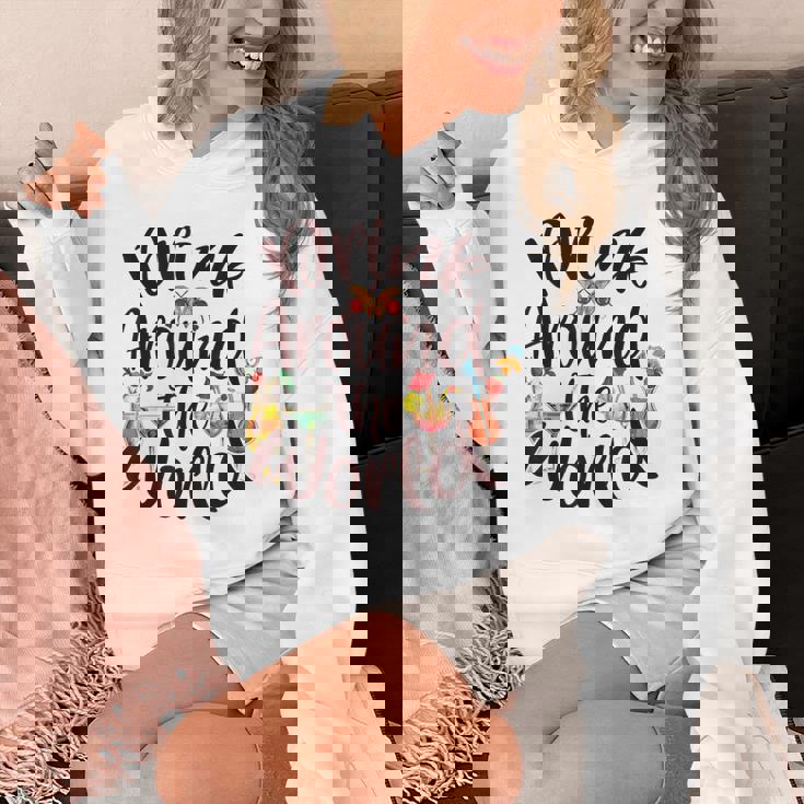 Family Drinking Around The World チェックリスト パスポート パーカー