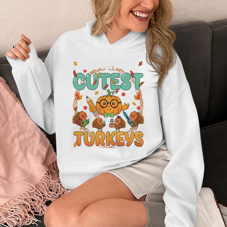 Humor I Teach The Cutest Turkeys Thanksgiving Teacher Unisex Hoodie, funny design Humor I Teach The Cutest Turkeys Thanksgiving Teacher Unisex Hoodie, funny design