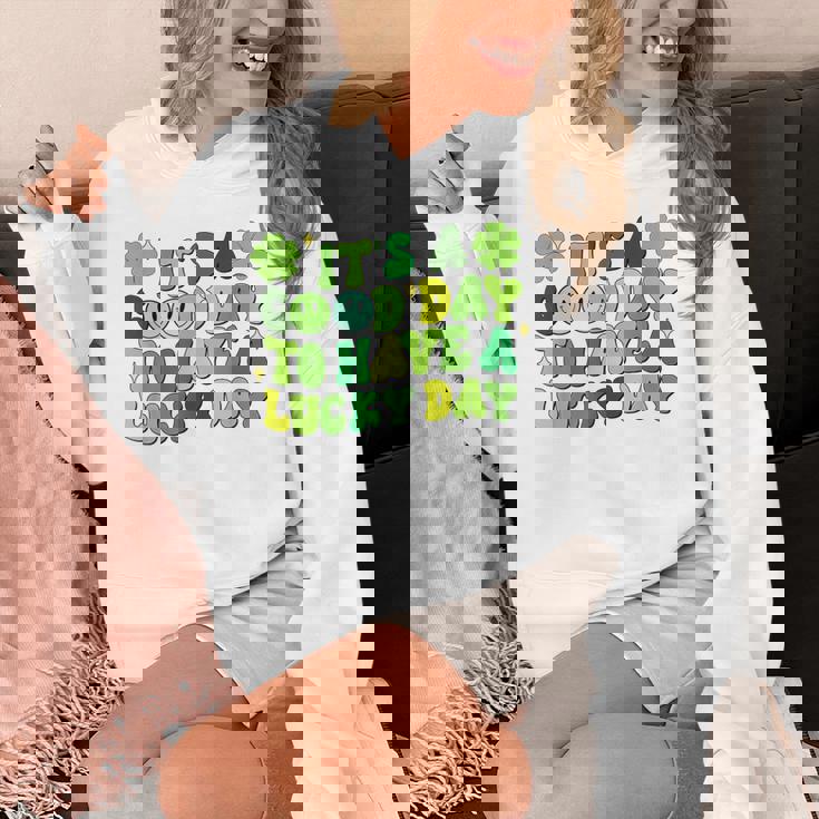 It's A Good Day To Have Luckyt Patrick Day シャムロック アイリッシュ パーカー