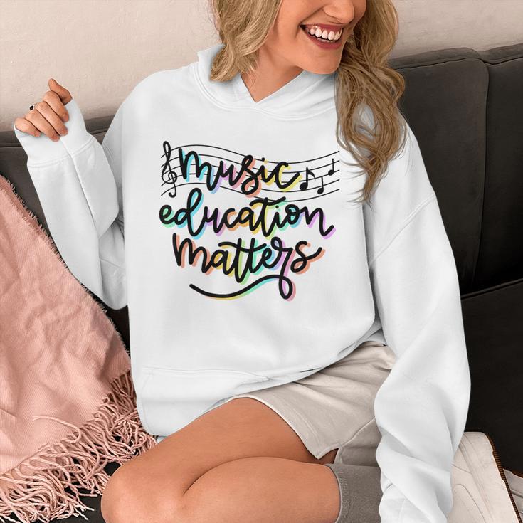 Music Education Matters Music Teacher Appreciation Women Unisex Hoodie, funny design Music Education Matters Music Teacher Appreciation Women Unisex Hoodie, funny design