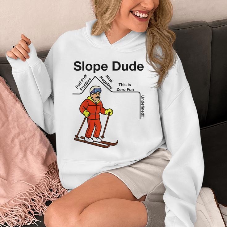 Nerdy Slope Dude Geometry Algebra Math Teacher Unisex Hoodie, funny design