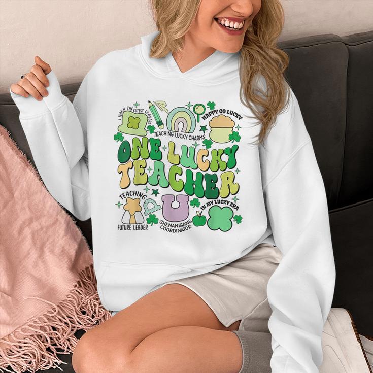 One Lucky Teacher St Patrick's Day Irish Teacher Lucky Era Unisex Hoodie, funny design One Lucky Teacher St Patrick's Day Irish Teacher Lucky Era Unisex Hoodie, funny design