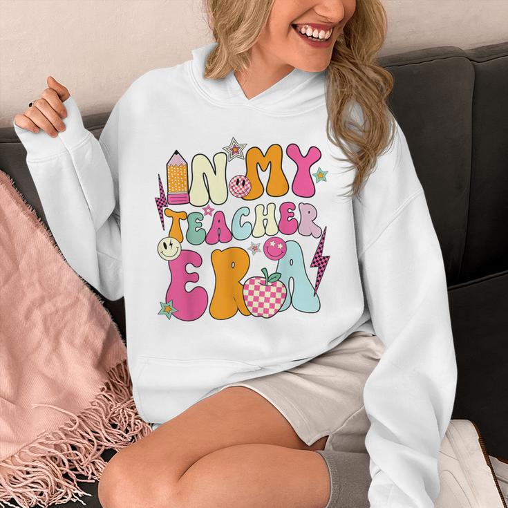 Retro Groovy In My Teaching Era Best Teacher Appreciation Unisex Hoodie, Groovy Teacher Gifts, funny design Retro Groovy In My Teaching Era Best Teacher Appreciation Unisex Hoodie, Groovy Teacher Gifts, funny design