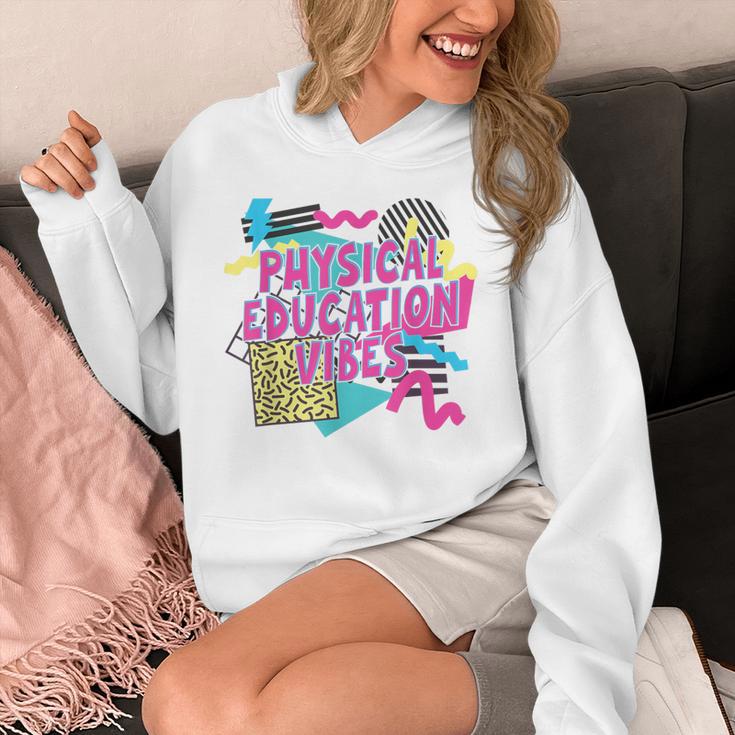 Retro Physical Education Vibes Gym Teacher Phys Ed Teacher Unisex Hoodie, funny design Retro Physical Education Vibes Gym Teacher Phys Ed Teacher Unisex Hoodie, funny design