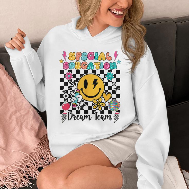 Retro Special Education Squad Groovy Dream Team Teacher Unisex Hoodie, Groovy Teacher Gifts, funny design Retro Special Education Squad Groovy Dream Team Teacher Unisex Hoodie, Groovy Teacher Gifts, funny design