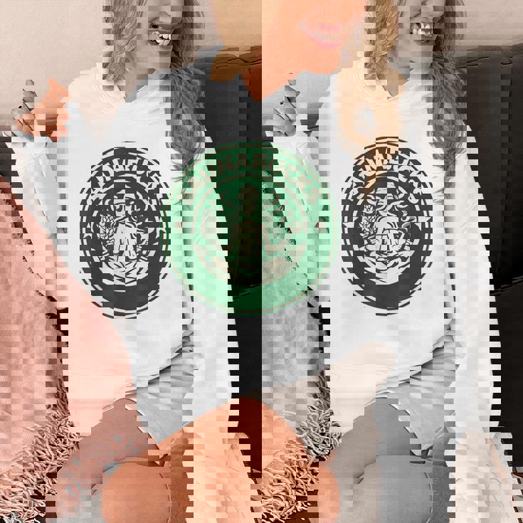 Saunabucks サウナ パロディ サウナー向け おもしろデザイン ととのう グッズ おもしろ 文字 スタバ カフェ パーカー