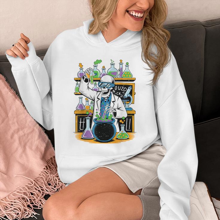 Skeleton Mad Scientist Halloween Costume Science Teacher Unisex Hoodie, Science Teacher Gifts, funny design Skeleton Mad Scientist Halloween Costume Science Teacher Unisex Hoodie, Science Teacher Gifts, funny design
