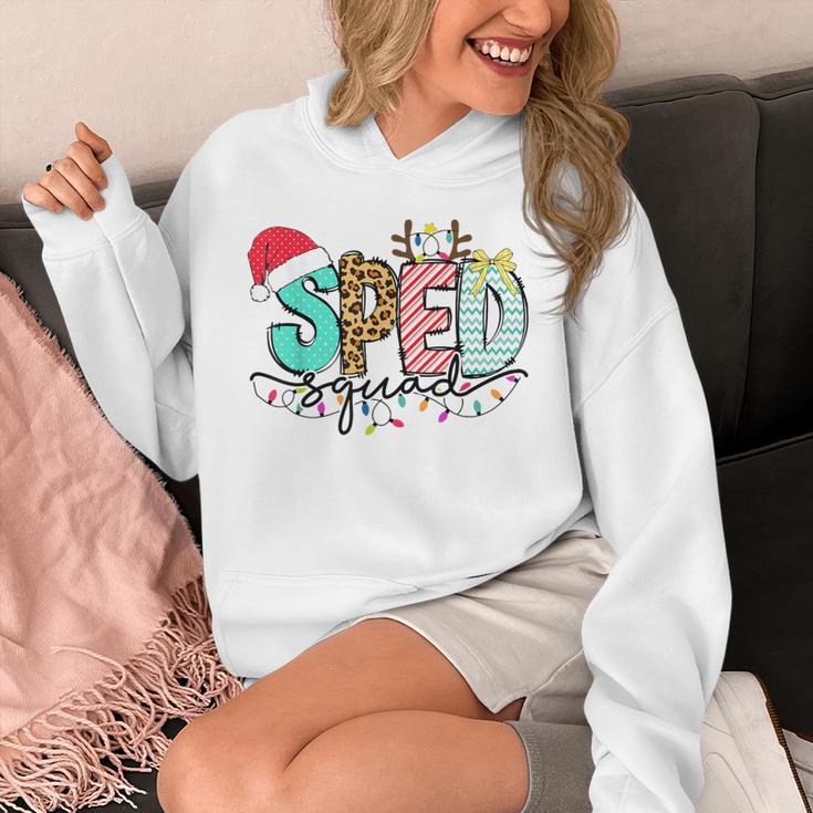 SPED Squad Special Education Teacher Autism Christmas Women Unisex Hoodie, funny design SPED Squad Special Education Teacher Autism Christmas Women Unisex Hoodie, funny design
