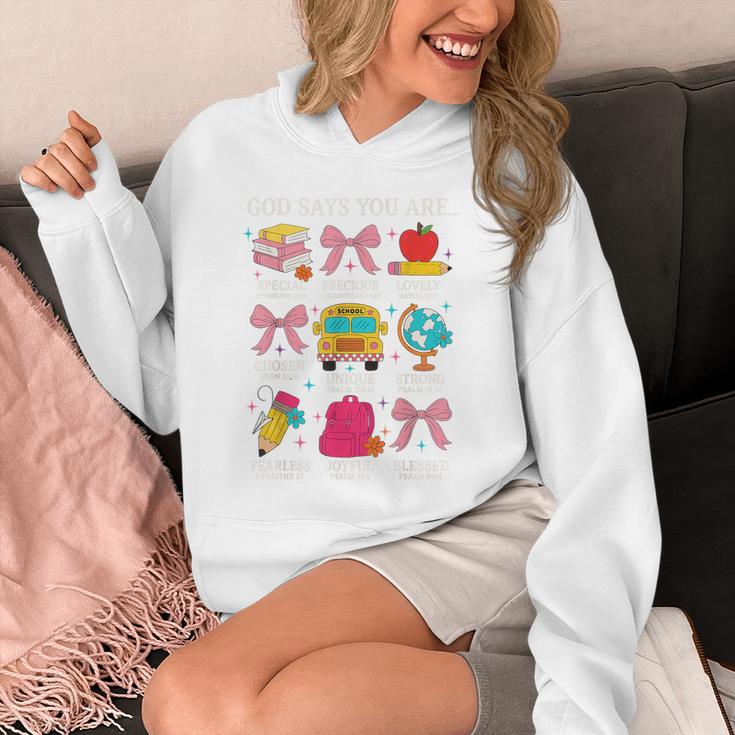 Teacher Christian God Says I Am Faith Religious Bible Verse Unisex Hoodie, funny design Teacher Christian God Says I Am Faith Religious Bible Verse Unisex Hoodie, funny design