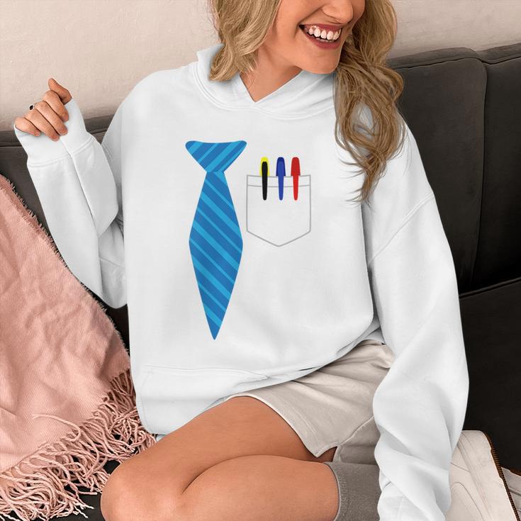 Teacher Tie & Pocket Protector Costume School Unisex Hoodie, funny design Teacher Tie & Pocket Protector Costume School Unisex Hoodie, funny design