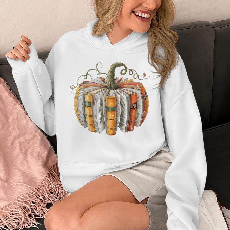 Teachers Students Fall Book Pumpkin Fall Librarians Bookworm Unisex Hoodie, funny design Teachers Students Fall Book Pumpkin Fall Librarians Bookworm Unisex Hoodie, funny design