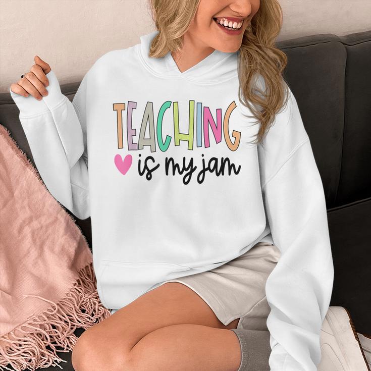 Teaching Is My Jam For Women Teacher Cute Teachers Outfit Unisex Hoodie, funny design Teaching Is My Jam For Women Teacher Cute Teachers Outfit Unisex Hoodie, funny design