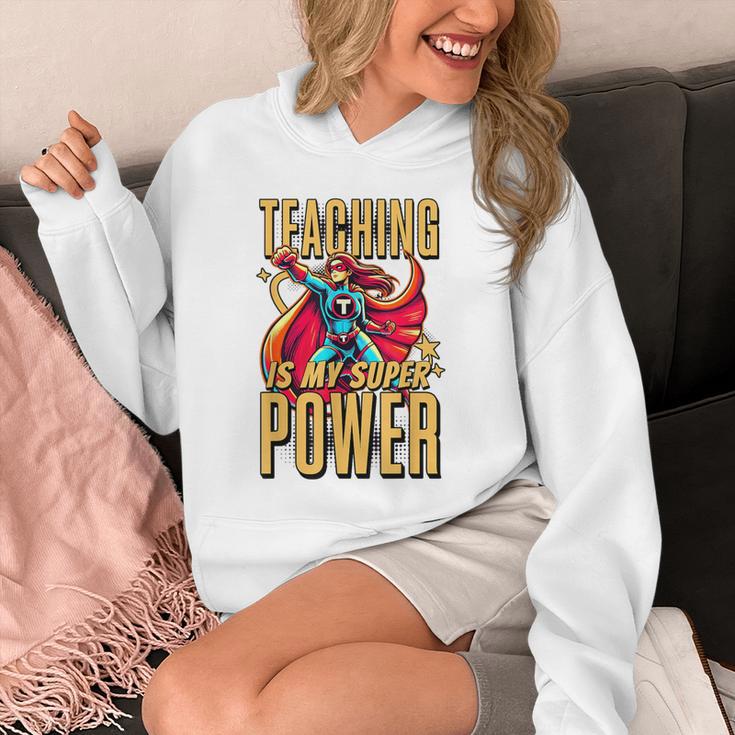 Teaching Is My Super Power Superhero Teacher Unisex Hoodie, Super Teacher Gifts, funny design Teaching Is My Super Power Superhero Teacher Unisex Hoodie, Super Teacher Gifts, funny design