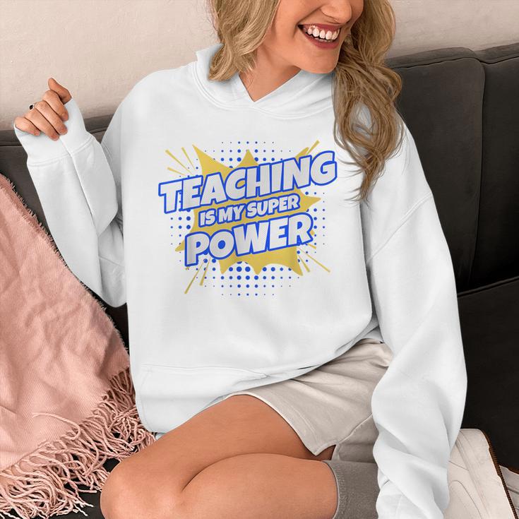 TEACHING IS MY SUPER POWER Teacher Appreciation Unisex Hoodie, Super Teacher Gifts, funny design TEACHING IS MY SUPER POWER Teacher Appreciation Unisex Hoodie, Super Teacher Gifts, funny design