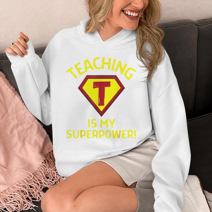 Teaching Is My Superpower Fun Elementary Teacher 1st Grade Unisex Hoodie, funny design Teaching Is My Superpower Fun Elementary Teacher 1st Grade Unisex Hoodie, funny design