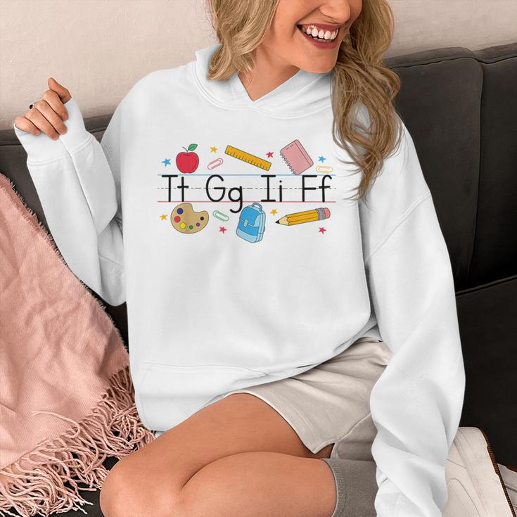 TGIF Teacher Alphabet Kindergarten Teacher Appreciation Unisex Hoodie, funny design TGIF Teacher Alphabet Kindergarten Teacher Appreciation Unisex Hoodie, funny design