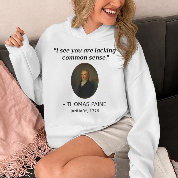 Thomas Paine Common Sense USA History Teacher Student Unisex Hoodie, History Teacher Gifts, funny design