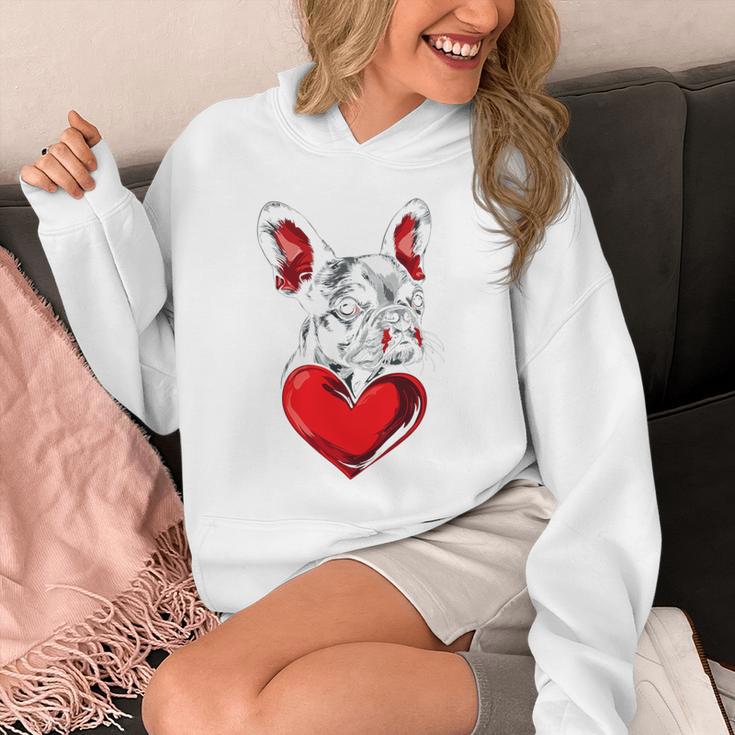 Valentine's Day Boston Terrier Dog Vector Unisex Hoodie, funny design