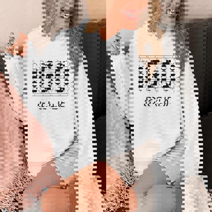 【バックプリント・背中側】囲碁 Igo 碁石 黒白 棋士【部活】クラブ【変なtシャツ屋さん】碁盤 おしゃれ 面白い 長袖tシャツ パーカー