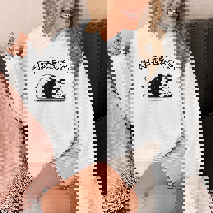 【今日は頑張らない】パンダ おもしろ 面白い熊 可愛い ユーモア ギャグ ネタ ウケ狙い 笑える だらだら ウケる パーカー