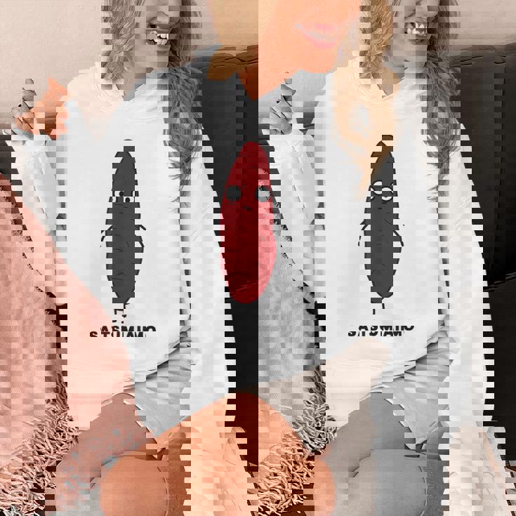 さつまいも 顔 イラスト かわいい おもしろ 簡単 シンプル ゆるい 野菜 パーカー