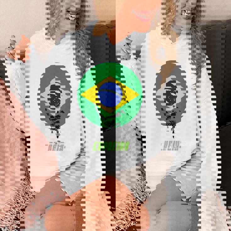 カポエイラ ブラジル国旗 パーカー