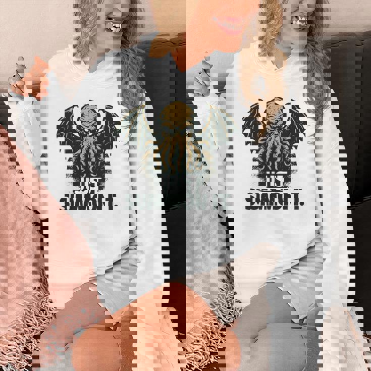 クトゥルフ、ただ召喚するだけ、面白い宇宙ホラークトゥルフカルト。 長袖tシャツ パーカー