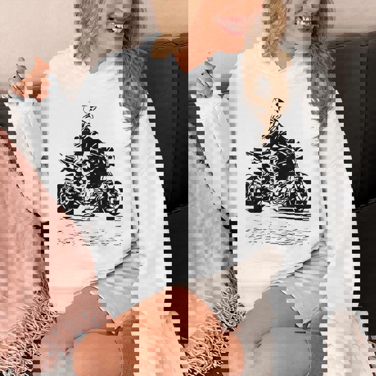 バイク オリジナル作品 タトゥーバイカーv650-Twin Cafe パーカー