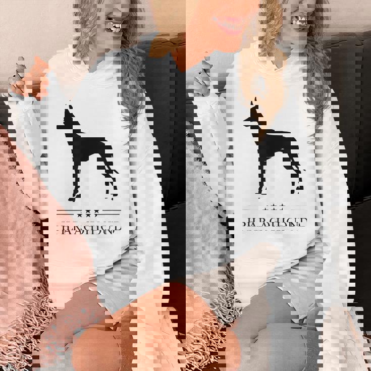 ファラオハウンド ブラック シルエット パーカー