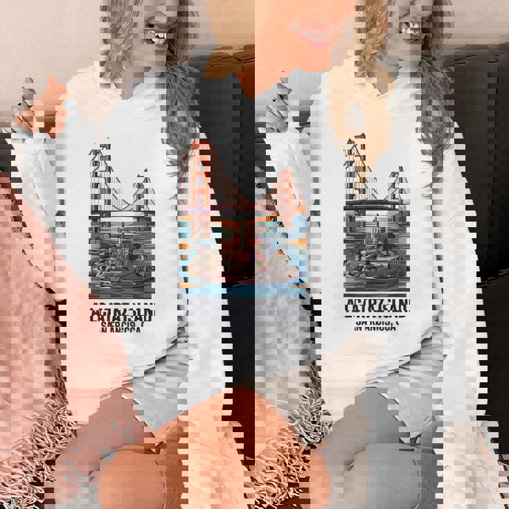 ヴィンテージ アルカトラズ島 サンフランシスコ ゴールデンゲート ベイエリア パーカー