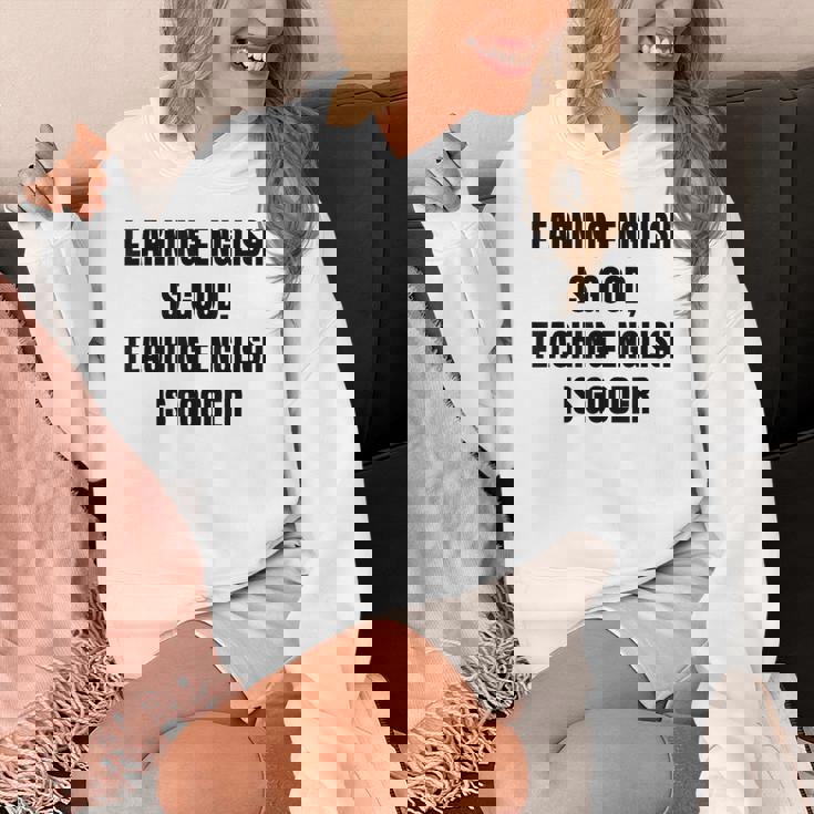 ヴィンテージの退職英語教師、面白い英語教師 パーカー