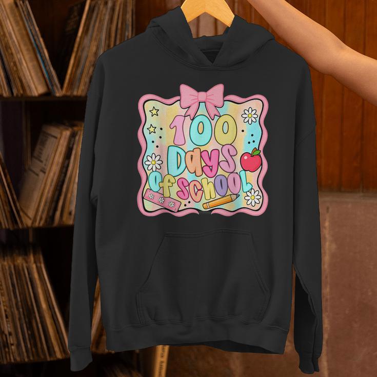 100 Days Of School Preppy 100th Day Of School Teacher Kids Unisex Hoodie, gift for family, gift for coworker 100 Days Of School Preppy 100th Day Of School Teacher Kids Unisex Hoodie, gift for family, gift for coworker