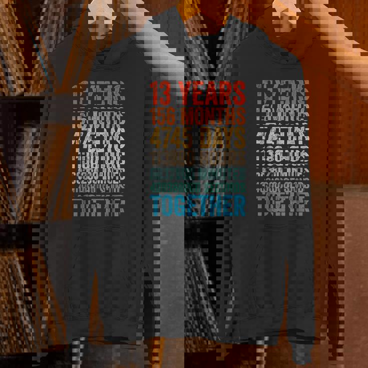 13年目の記念日 彼 彼女 カップル 13回目の結婚 パーカー