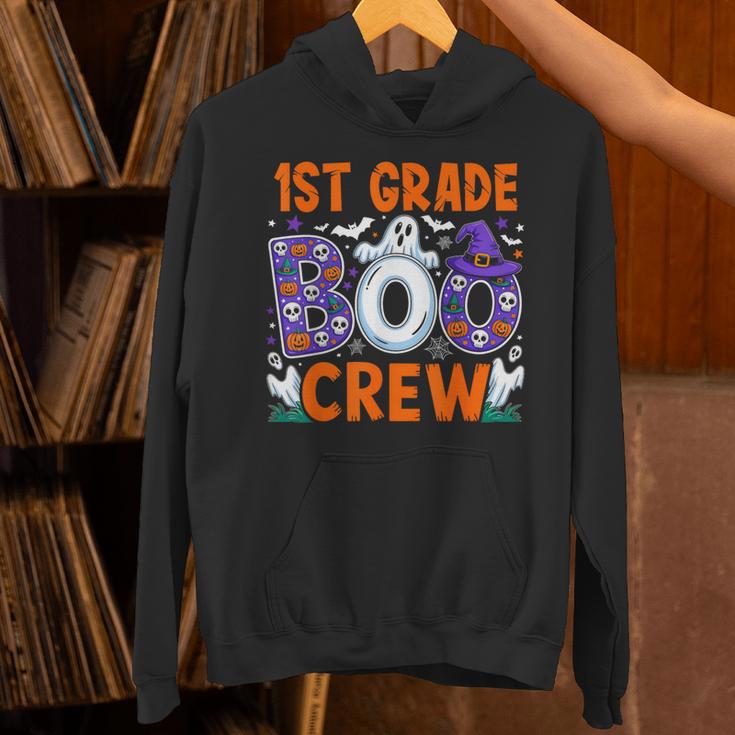 1st Grade Boo Crew First Grade Teacher Kids Happy Halloween Unisex Hoodie, First Grade Teacher Hoodies, gift for family, gift for coworker 1st Grade Boo Crew First Grade Teacher Kids Happy Halloween Unisex Hoodie, First Grade Teacher Hoodies, gift for family, gift for coworker