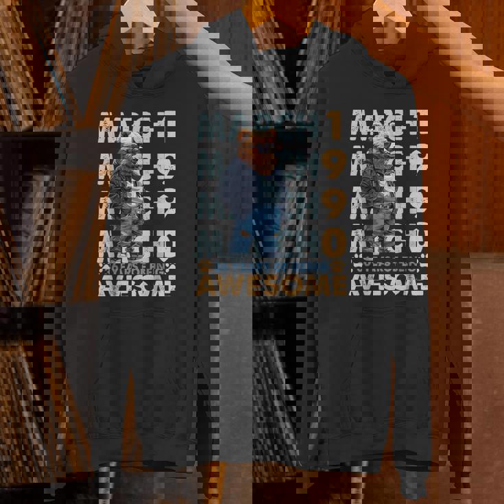 36Th Birthday Cool Bear March 1990Intage 36 Years Old パーカー