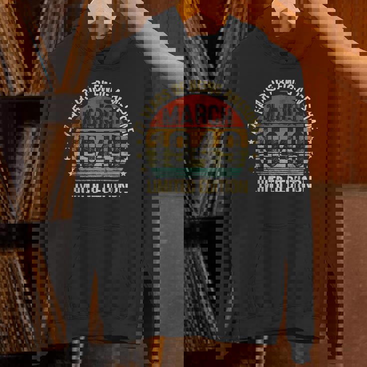 3月の誕生日 Est 1949 限定版 ヴィンテージ 77歳 パーカー