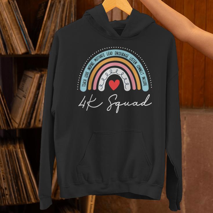 4K Squad Crew Team Teacher Kindergarten Kinder Elementary Unisex Hoodie, gift for family, gift for coworker 4K Squad Crew Team Teacher Kindergarten Kinder Elementary Unisex Hoodie, gift for family, gift for coworker