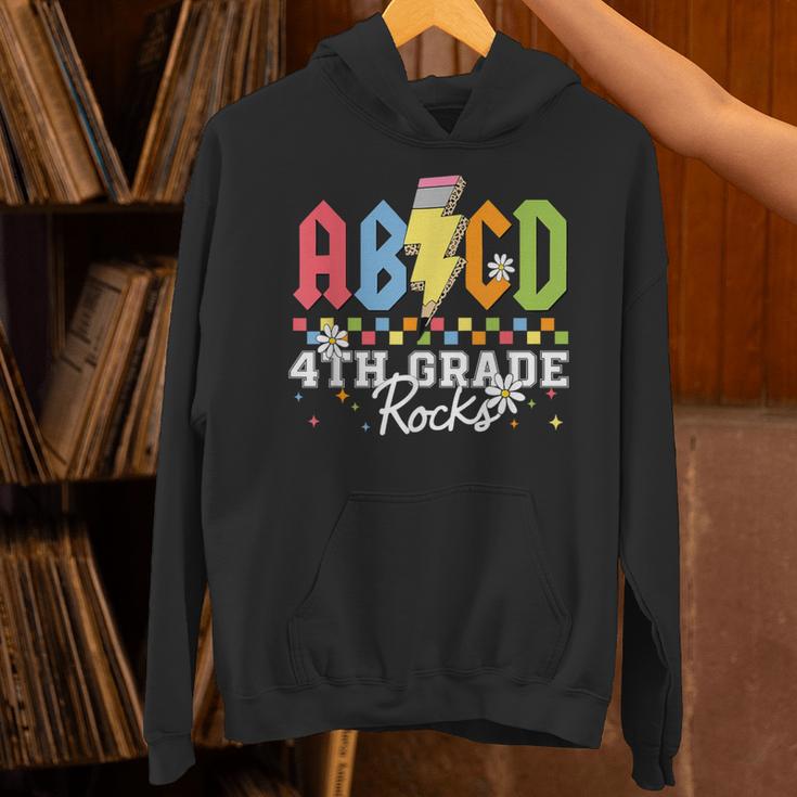 4th Grade Rocks ABCD Back To School Rock Teachers Unisex Hoodie, gift for family, gift for coworker 4th Grade Rocks ABCD Back To School Rock Teachers Unisex Hoodie, gift for family, gift for coworker