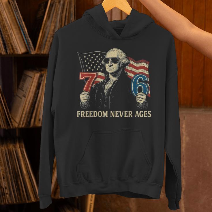 6-7 7-6 George Washington Freedom For Teachers Unisex Hoodie, gift for family, gift for coworker