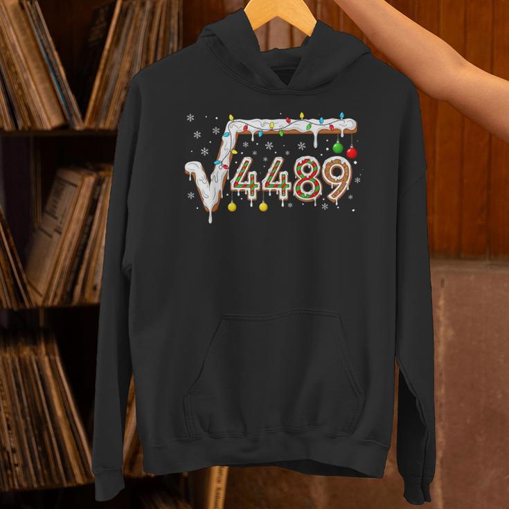 67 Meme Square Root 4489 Slang Math Teacher Christmas Unisex Hoodie, gift for family, gift for coworker
