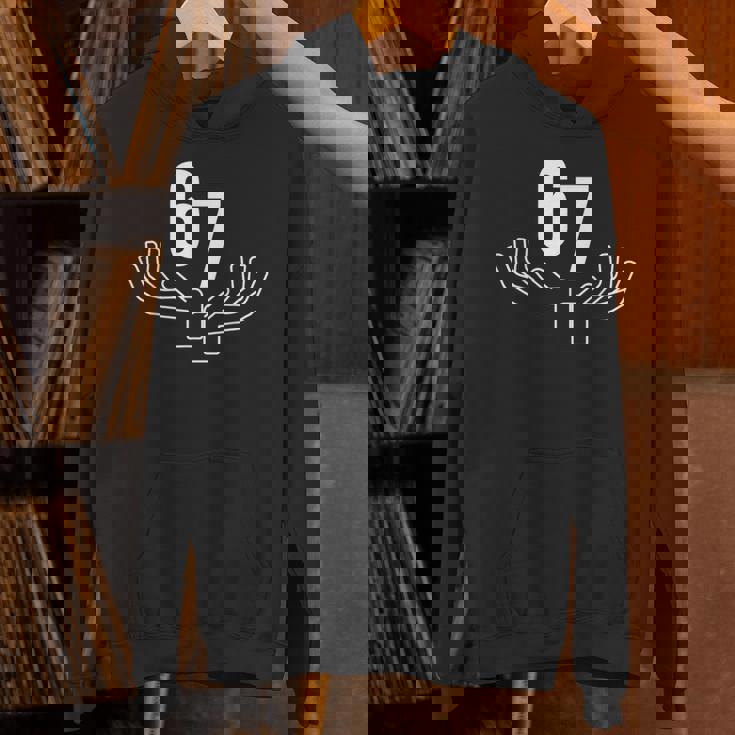 67 Six Seven Hand Gesture Meme Hoodie