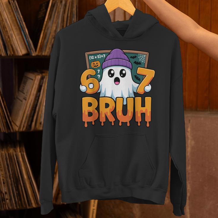 67 Teacher Ghost Six Seven Meme Math Equation Bruh Halloween Unisex Hoodie, gift for family, gift for coworker