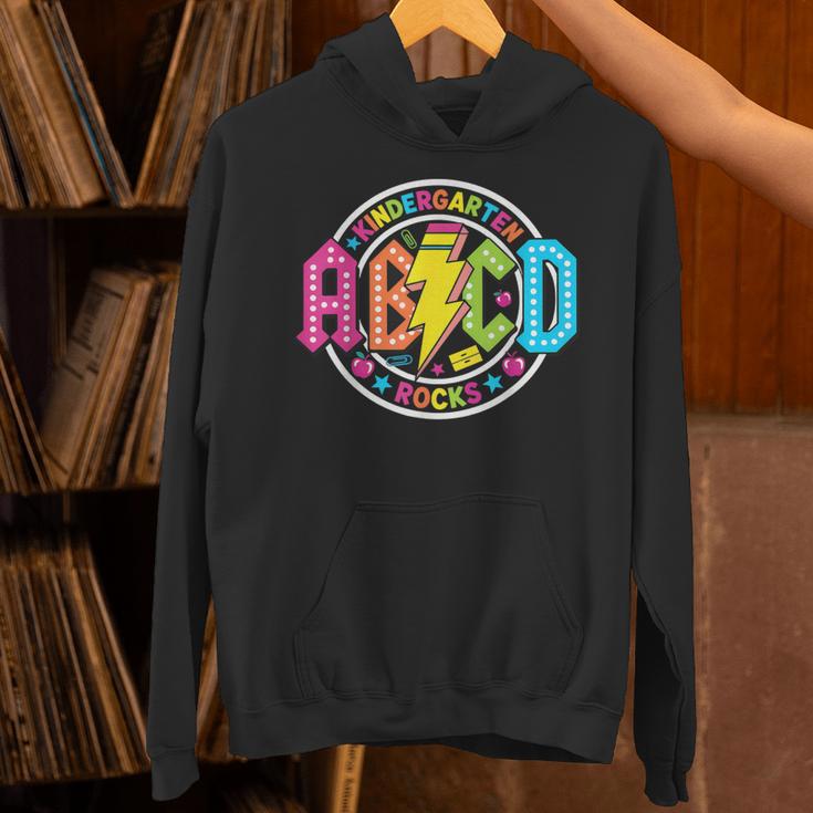 ABCD Kindergarten Rocks Back To School Teachers Students Unisex Hoodie, gift for family, gift for coworker ABCD Kindergarten Rocks Back To School Teachers Students Unisex Hoodie, gift for family, gift for coworker
