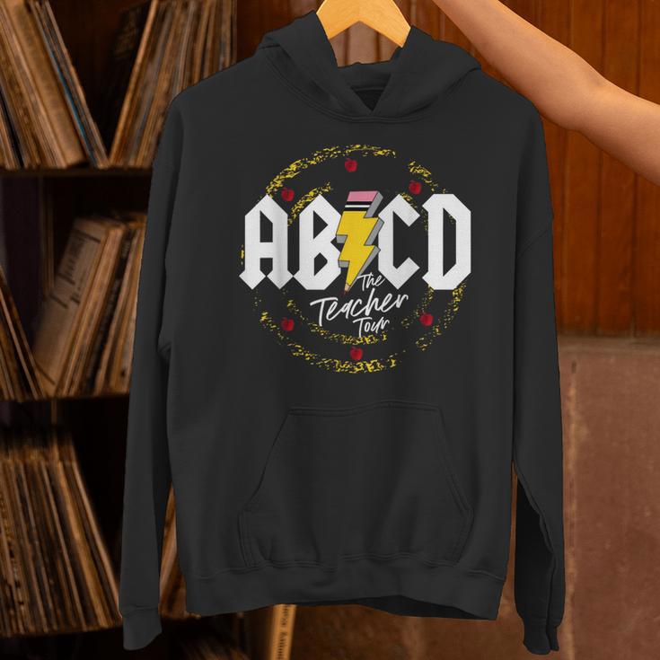 ABCD The Teacher Tour Last Day Of School Rockin' Teacher Unisex Hoodie, gift for family, gift for coworker ABCD The Teacher Tour Last Day Of School Rockin' Teacher Unisex Hoodie, gift for family, gift for coworker